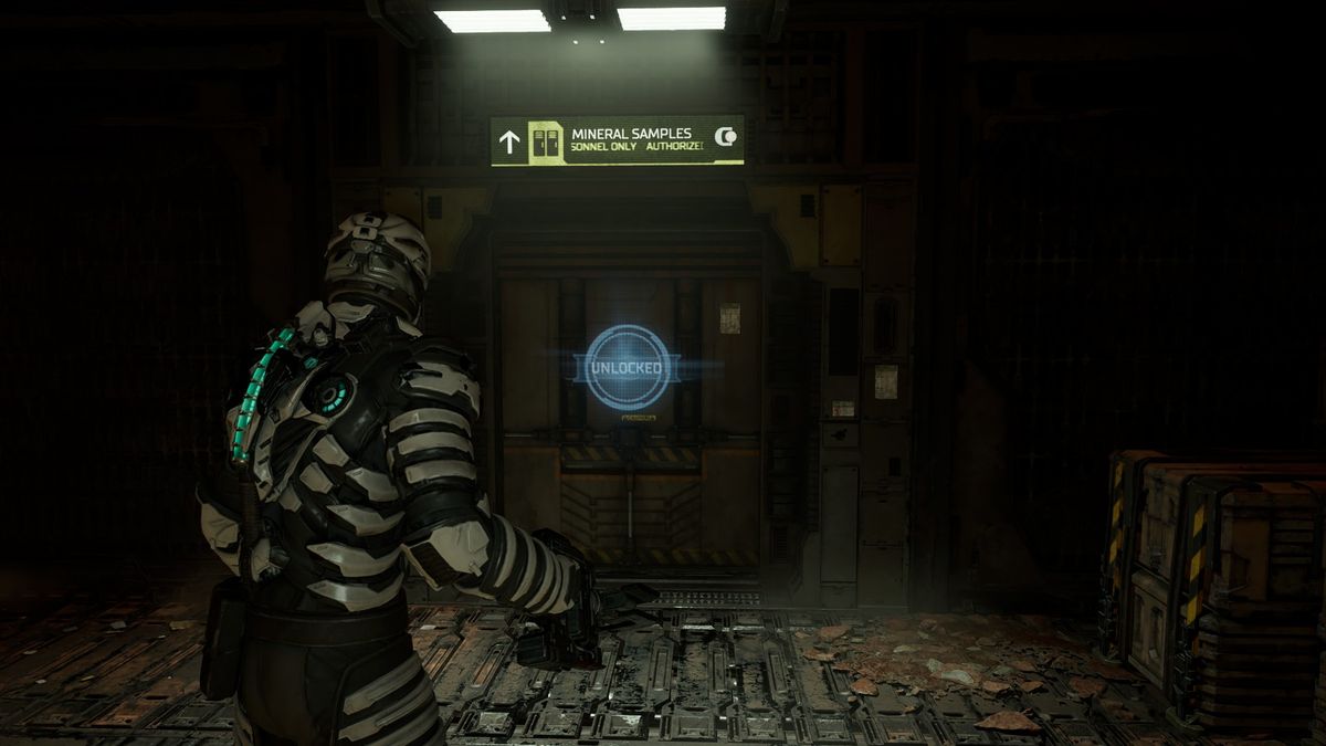 Dead Space Marker Fragment - Locked door in Mining