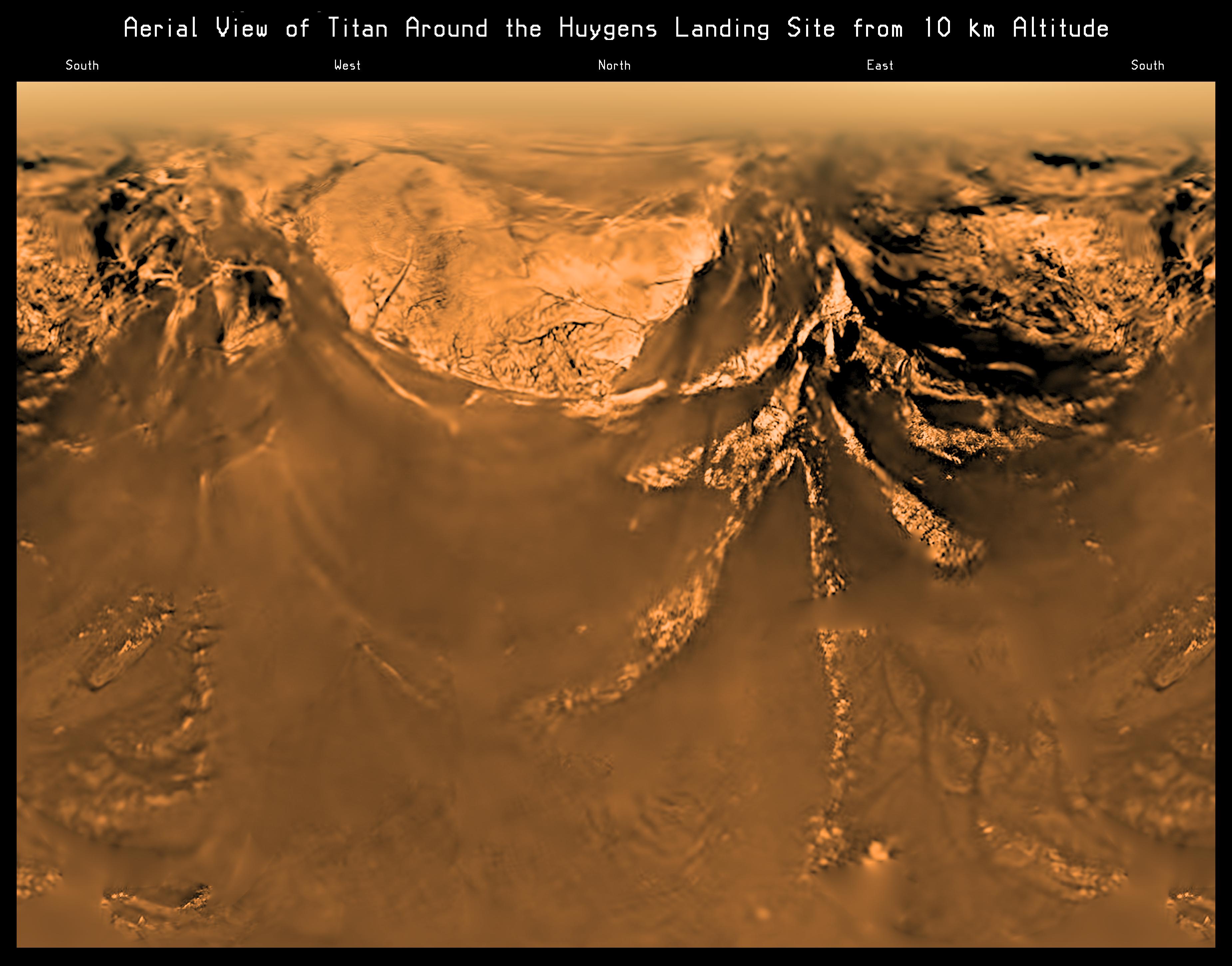 Titan Landing Pictures by Huygens Spacecraft | Space