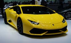 Lamborghini Huracan yellow coloured car
