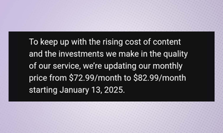 YouTube TV January 2025 price hike