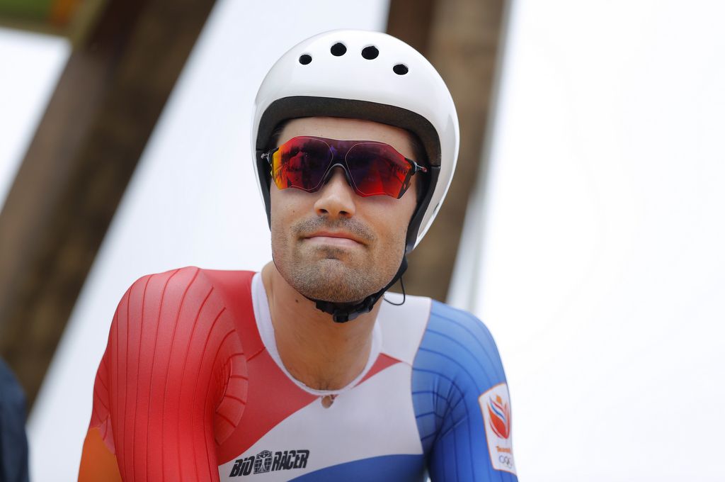 Tom Dumoulin (Netherlands) in the start house