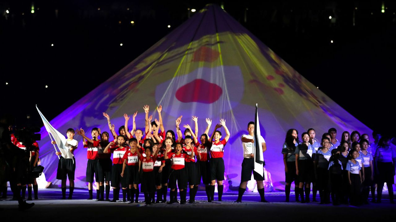 &lsquo;Mount Fuji&rsquo; played a major part in the ceremony