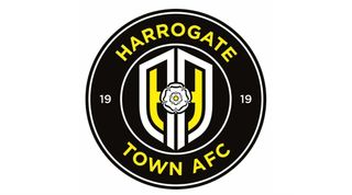 The Harrogate Town badge.