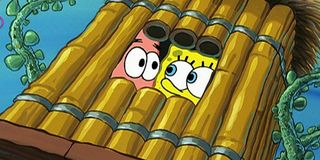 Spongebob and Patrick in Club Spongebob in Spongebob Squarepants.