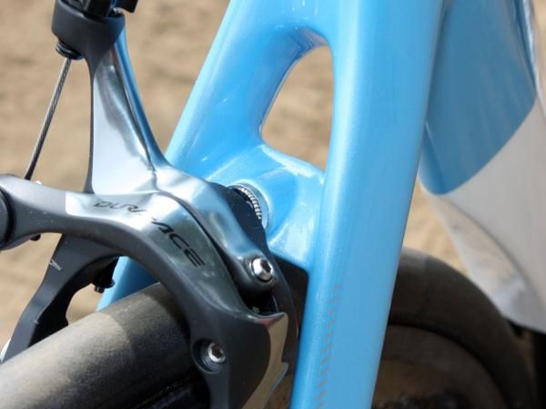 Both the Alize and Diablo share this svelte-looking brake bridge.