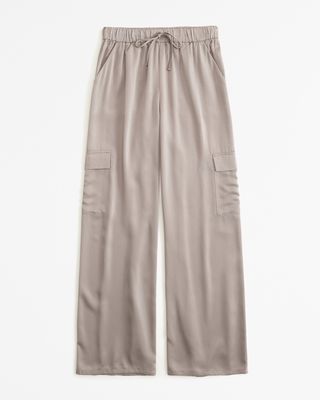 Lounge Satin Wide Leg Pant