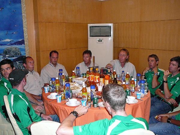 We all enjoyed a night out in Xinging after the tour, fun had by all.