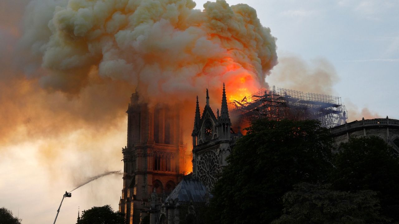 Notre Dame fire