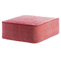 Red pouffe / floor cushion | Was £95, Now £47.50