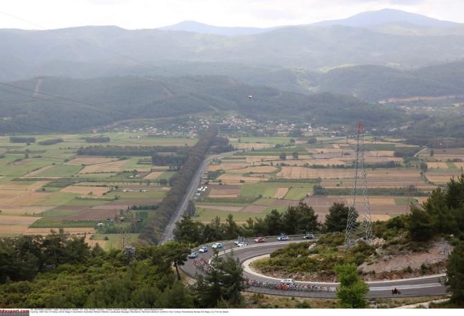 The rolling green hills