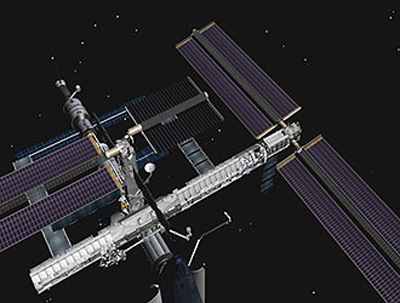 Mission Discovery: Astronauts Partially Retract ISS Solar Array