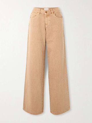 Mica Low-Rise Wide-Leg Organic Jeans