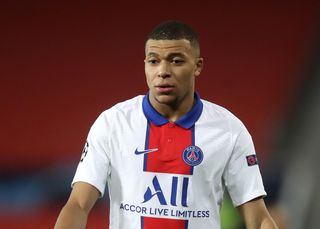 Paris Saint Germain’s Kylian Mbappe has been linked with a move away
