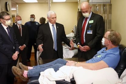 Mike Pence at the Mayo Clinic.
