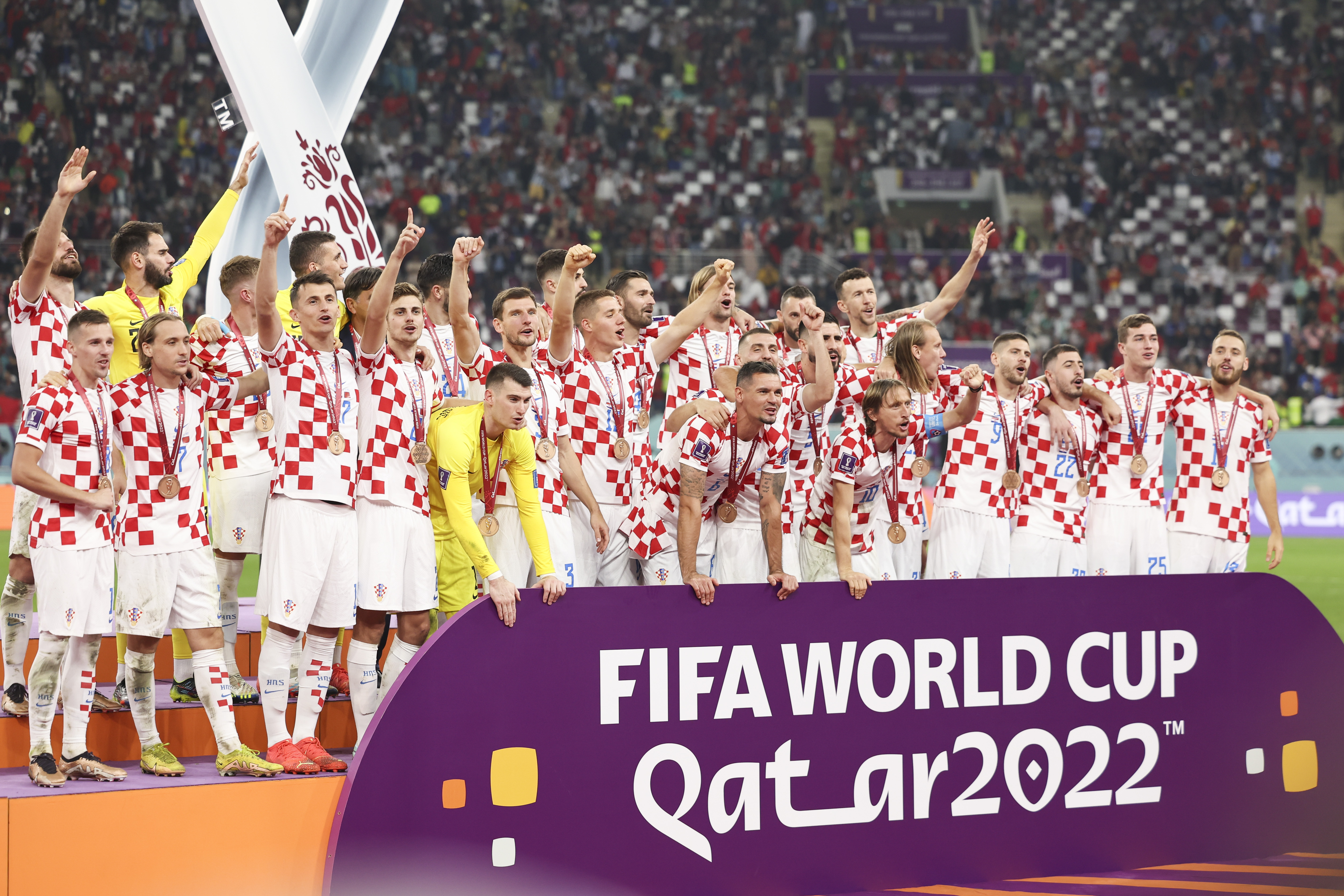 Croatia takes 3rd place in FIFA World Cup