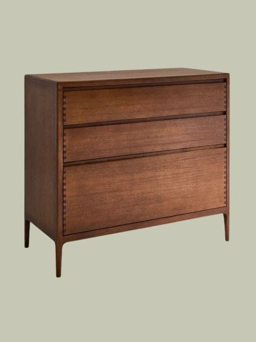 Wooden Chest of Drawers With Three Drawers