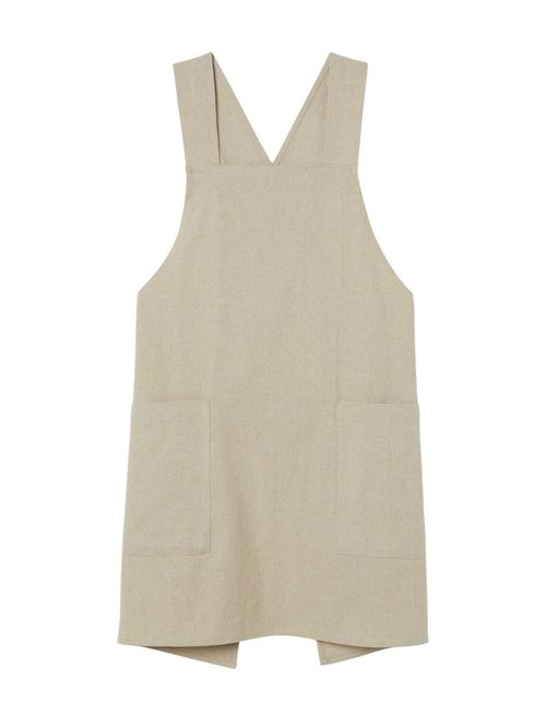 Linen-Blend Apron