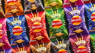 Bags of Walkers crisps