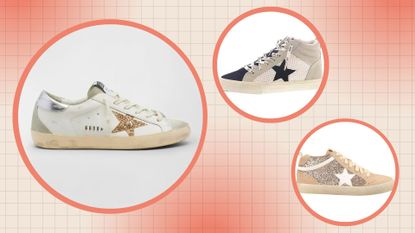 Golden Goose Super-Star Perm-Noos Low Top Sneaker and two dupes