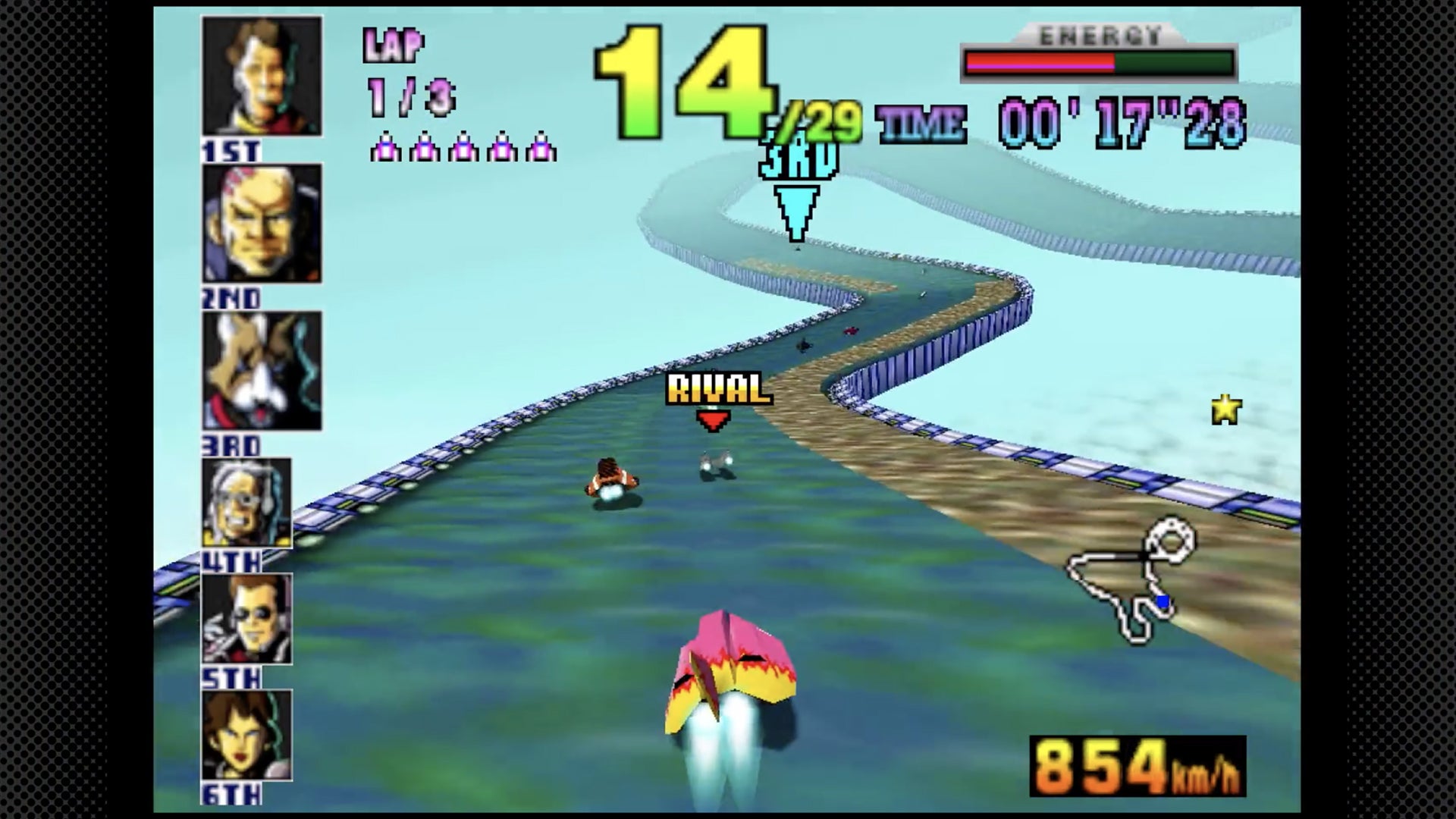 Nintendo&#039;s fast-paced F-Zero X, 1998