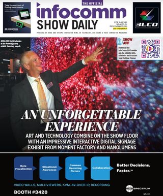 The cover of the InfoComm 2023 daily.