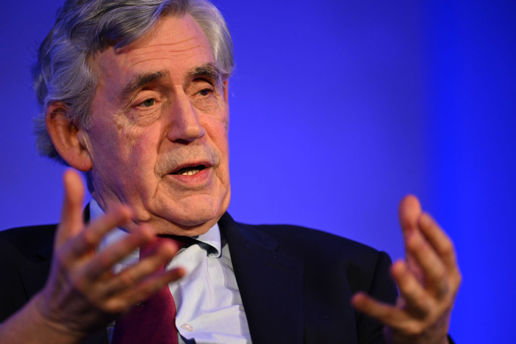 Former Prime Minister, Gordon Brown speaks during LEAD 2024