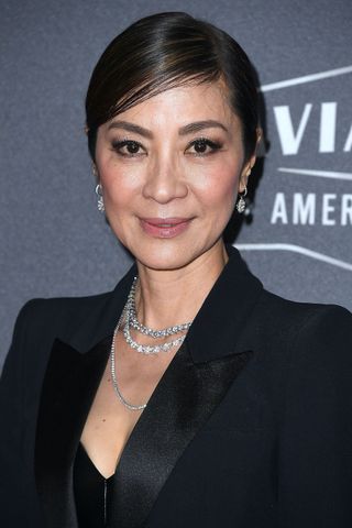 Michelle Yeoh arrives at the 22nd Annual Hollywood Film Awards on November 4, 2018 in Beverly Hills, California