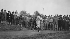 Walter Hagen driving in 1926