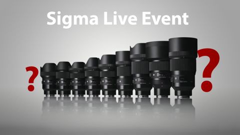 Row of Sigma lenses with question marks