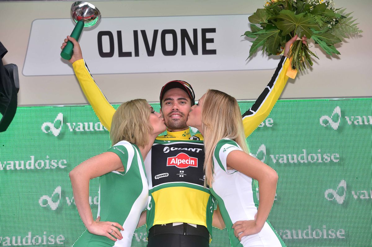 Tom Dumoulin (Giant-Alpecin) lead the Tour de Suisse on stage 3