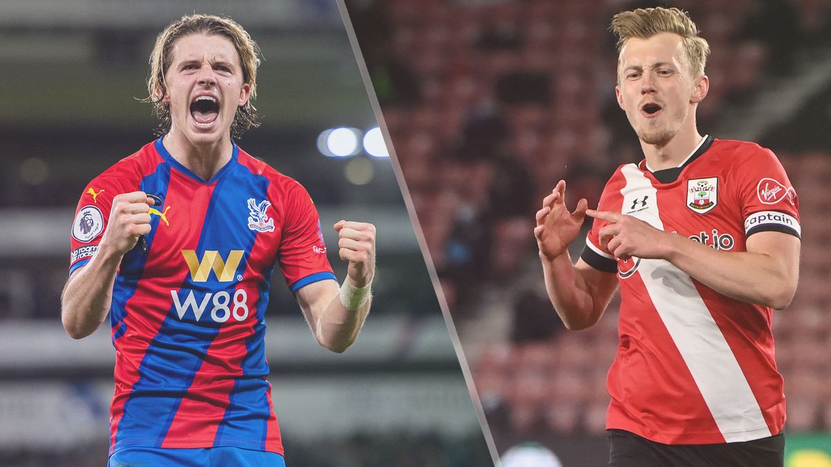 Conor Gallagher of Southampton and James Ward-Prowse of Southampton could both feature in the Crystal Palace vs Southampton live stream 