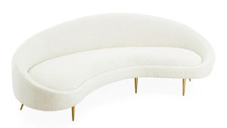 off-white boucle sofa