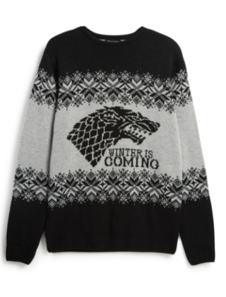 game of thrones christmas jumper