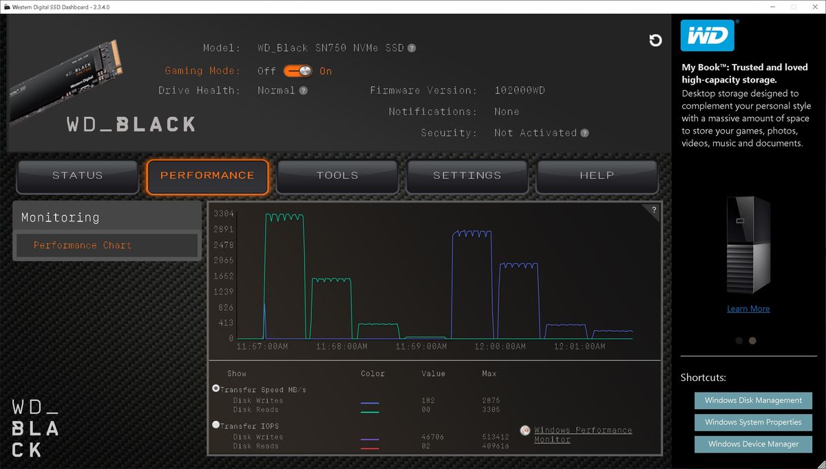 WD Black SN750