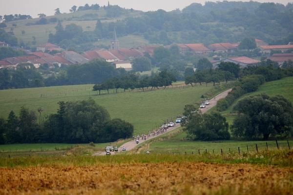 The bunch in the Vosges countryside.
