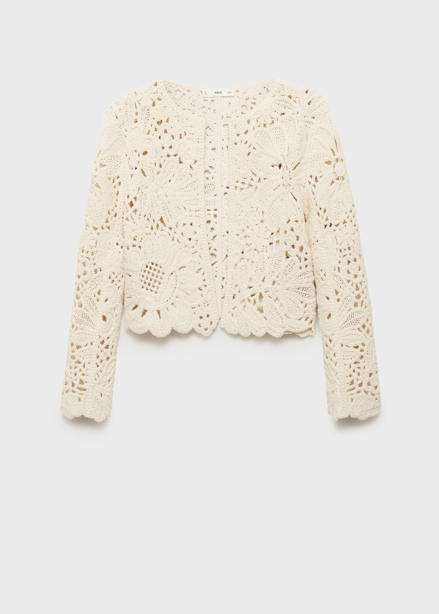 Mango, Openwork Knitted Jacket