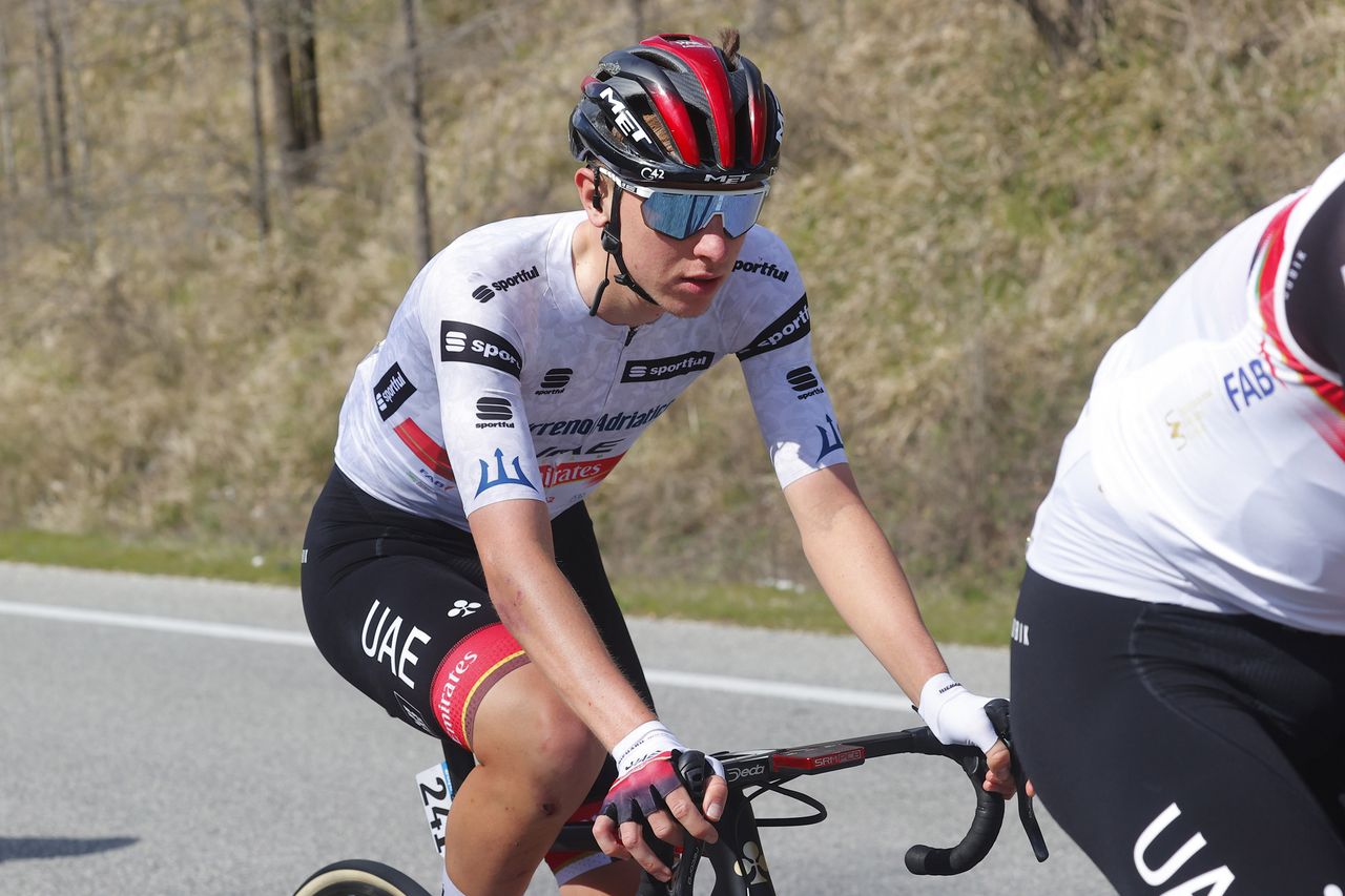 Tirreno Adriatico 2021 - 56th Edition - 4th stage Terni - Prati di Tivo 148km - 13/03/2021 - Tadej Pogacar (SLO - UAE Team Emirates) - photo Luca Bettini/BettiniPhoto&Acirc;&copy;2021