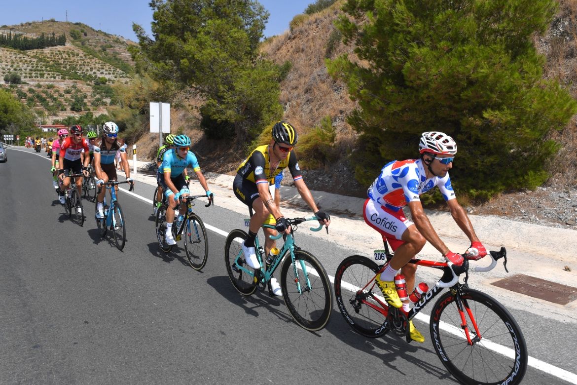 Luis Angel Mate went in for his third straight day in the break