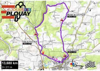 GP de Plouay–Lorient–Agglomeration Trophee Ceratizit 2021 - Map