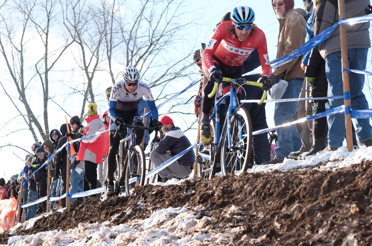 Jamey Driscoll (Raleigh Clement) moved up through the field as usual