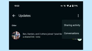 Google Photo update