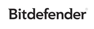 Bitdefender text logo, black on white