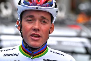 New 2019 road race champion Mads Pedersen (Trek-Segafredo) at the 2019 Tour de l'Eurométropole