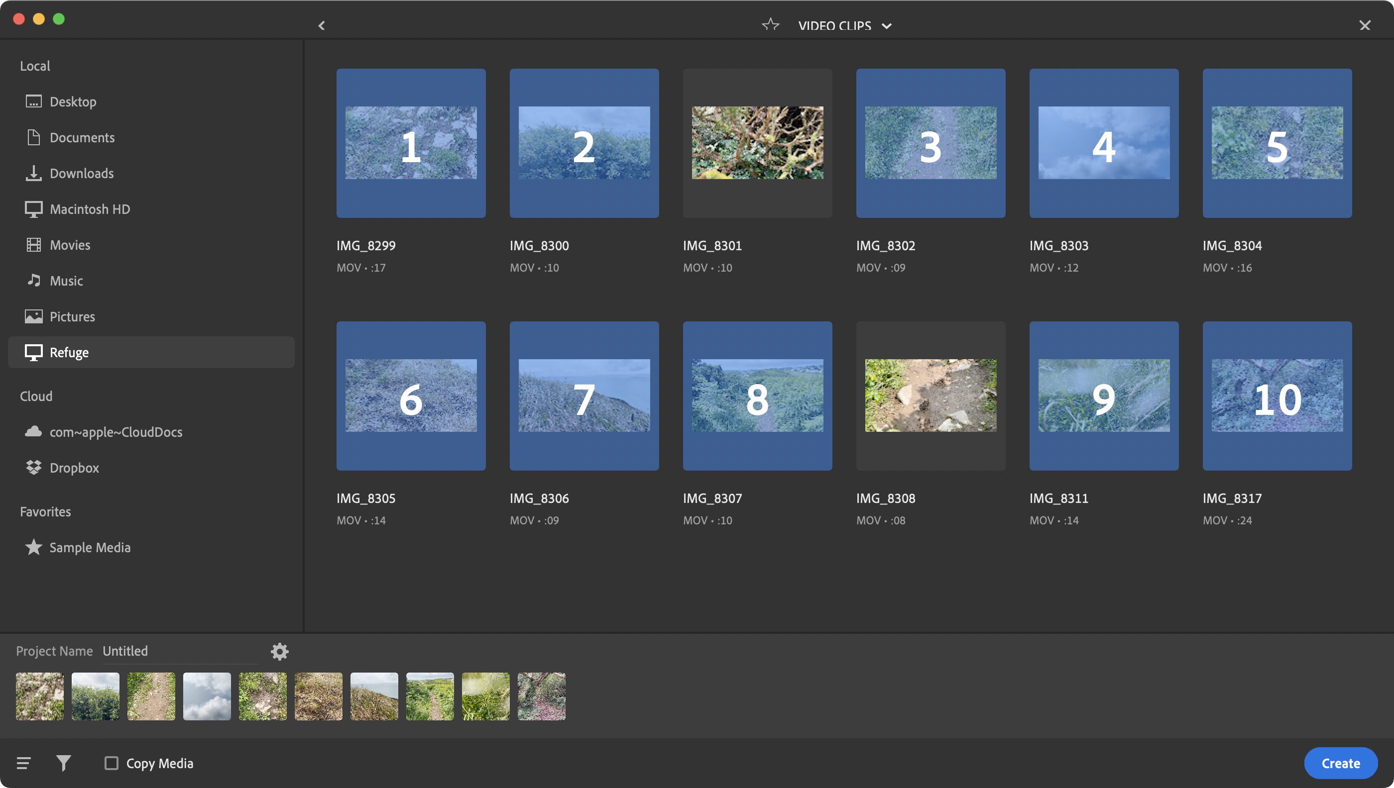 Adobe Premiere Rush during our review