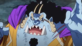 Jimbei the gigantic fish-man in One Piece anime