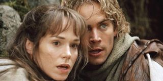 Frances O'Connor and Paul Walker in Timeline