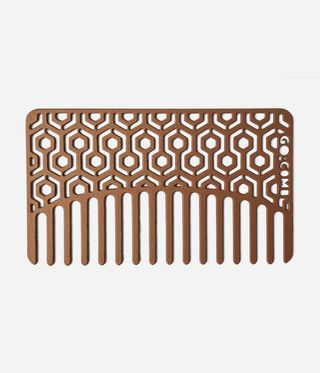 Decorative metal comb