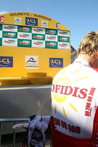 His whole team Cofidis is out, in fact.