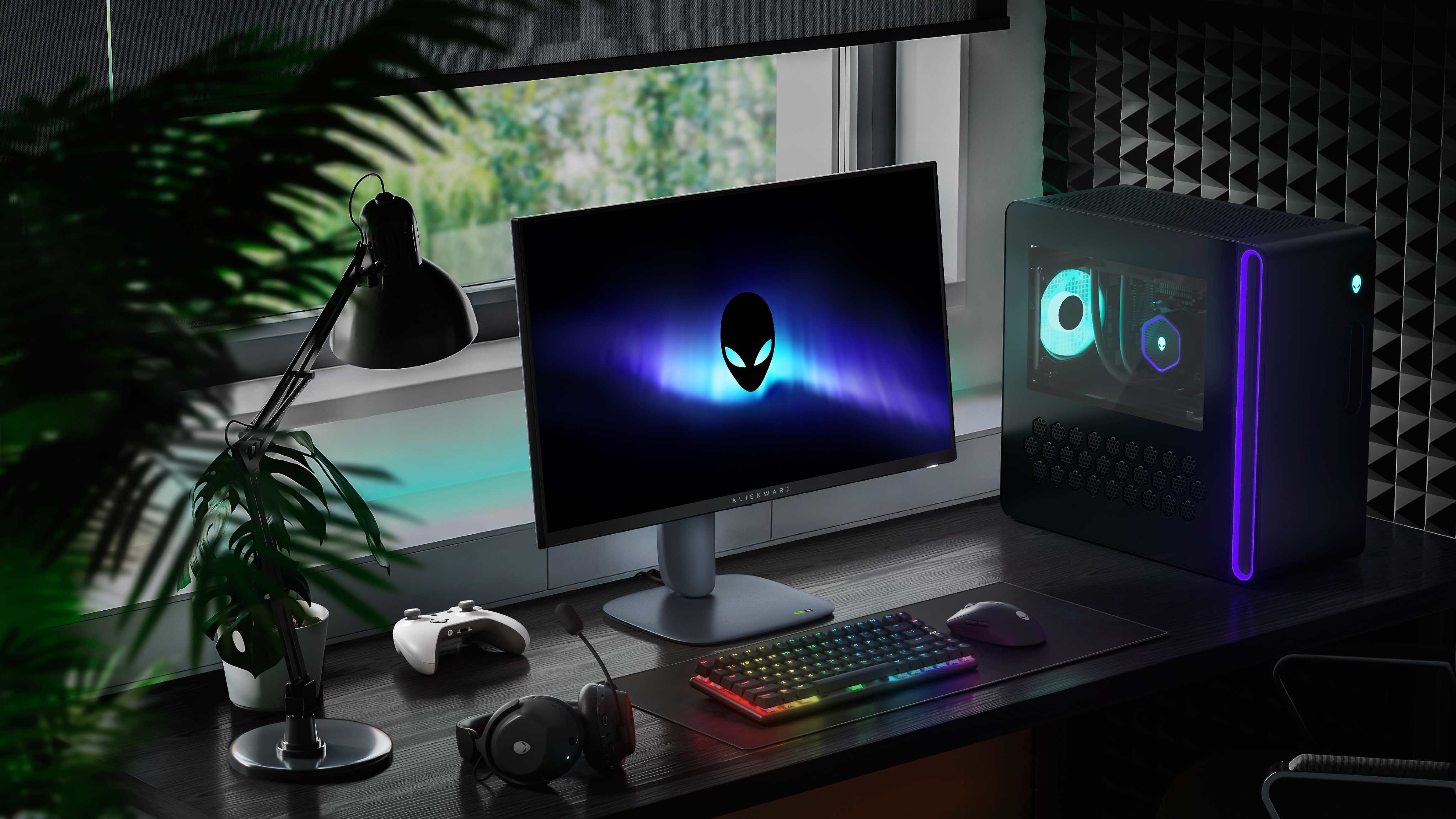 Image of an Alienware gaming monitor.