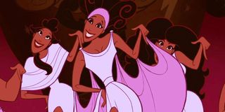 the Muses in animated 1997 Hercules
